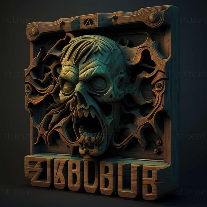 3D модель Зомби игра (STL)